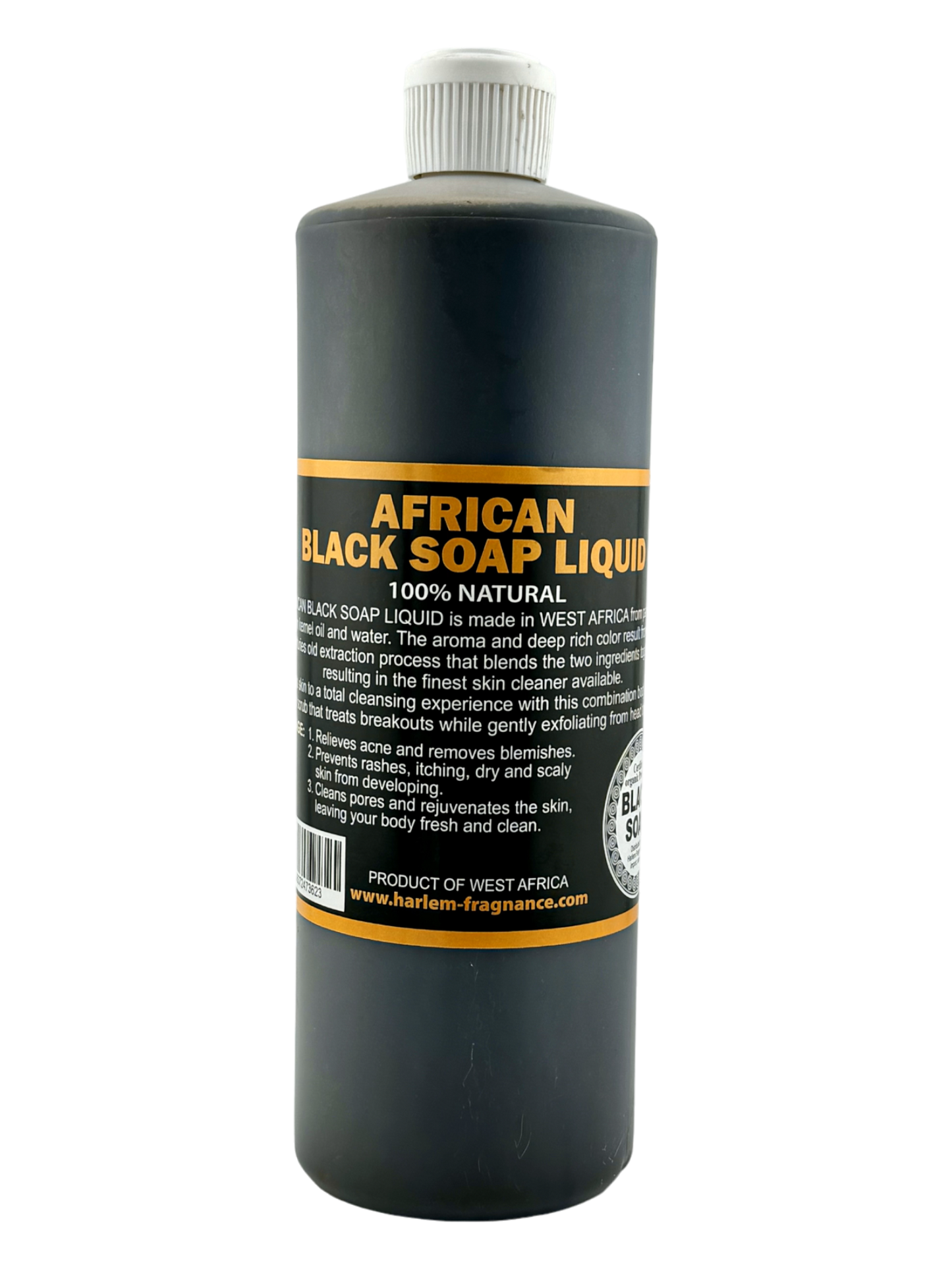 African Black Soap Liquid - 32oz (2lbs) image