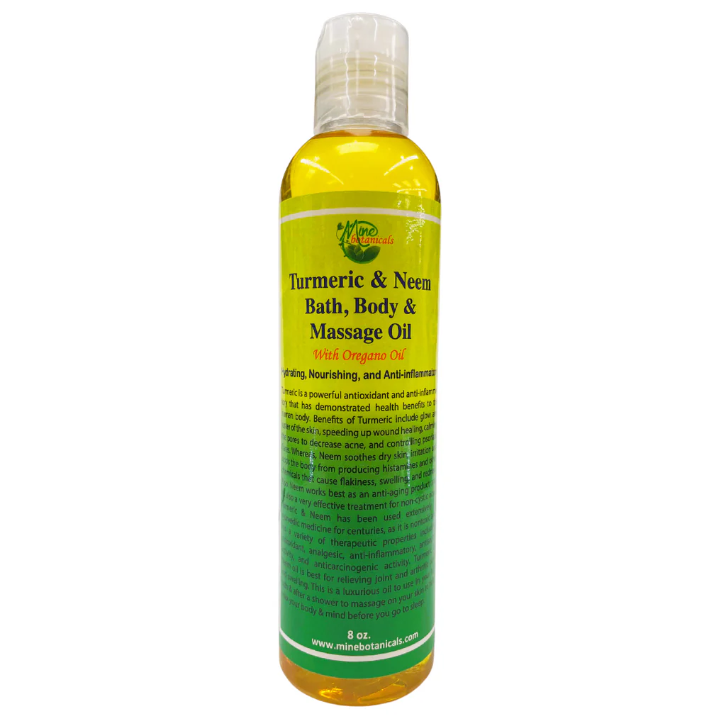 Turmeric & Neem Bath,
Body & Massage Oil image 0