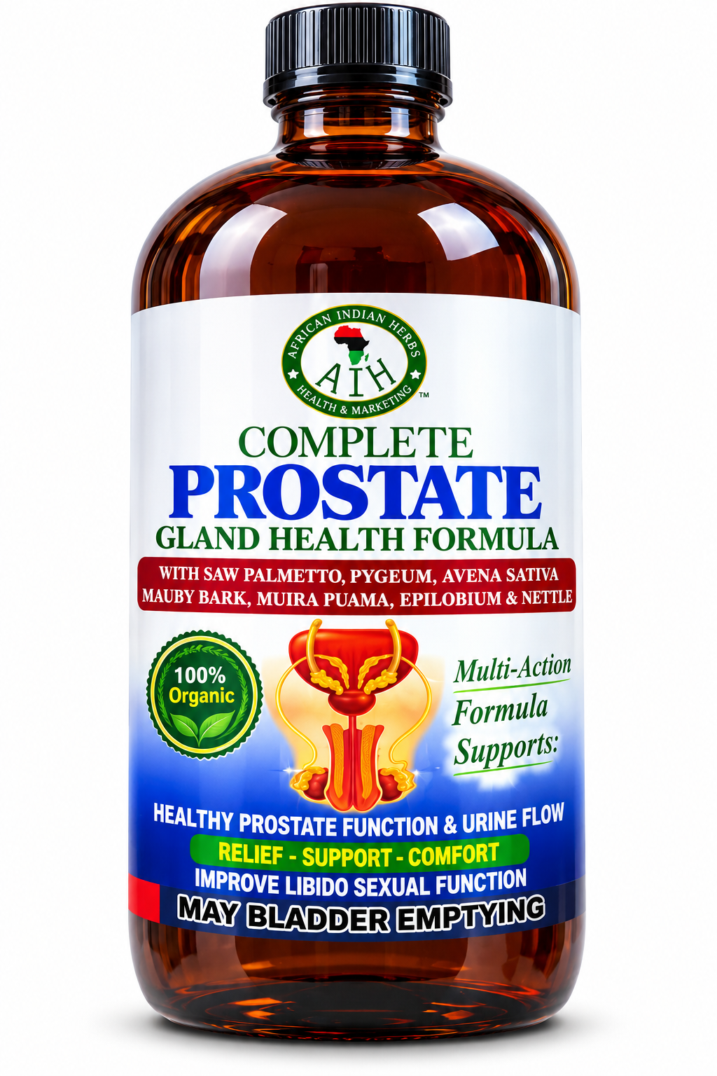Complete Prostate Grand health Formula Living Bitters