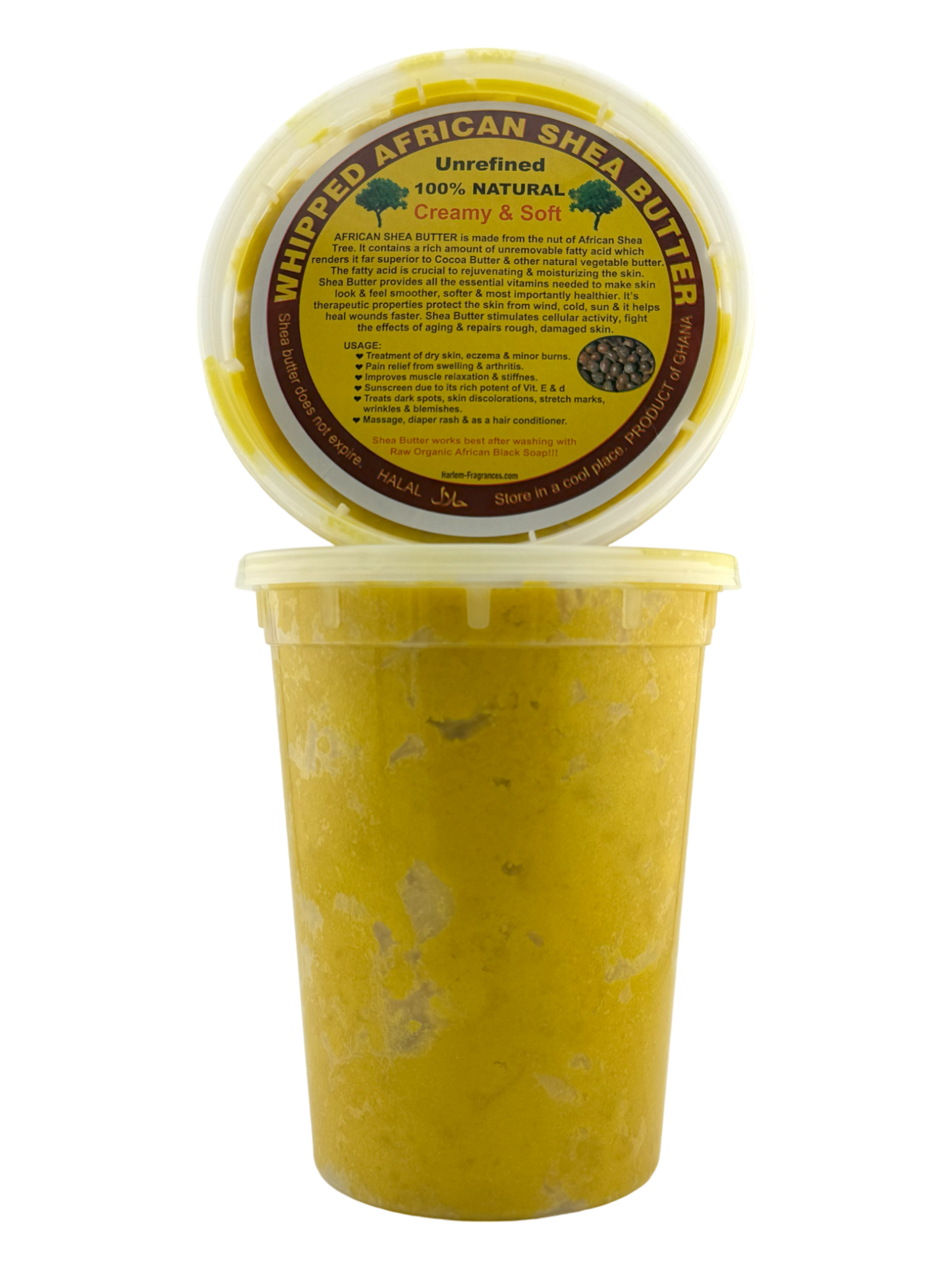 Whipped African Shea butter Yellow 100% Natural