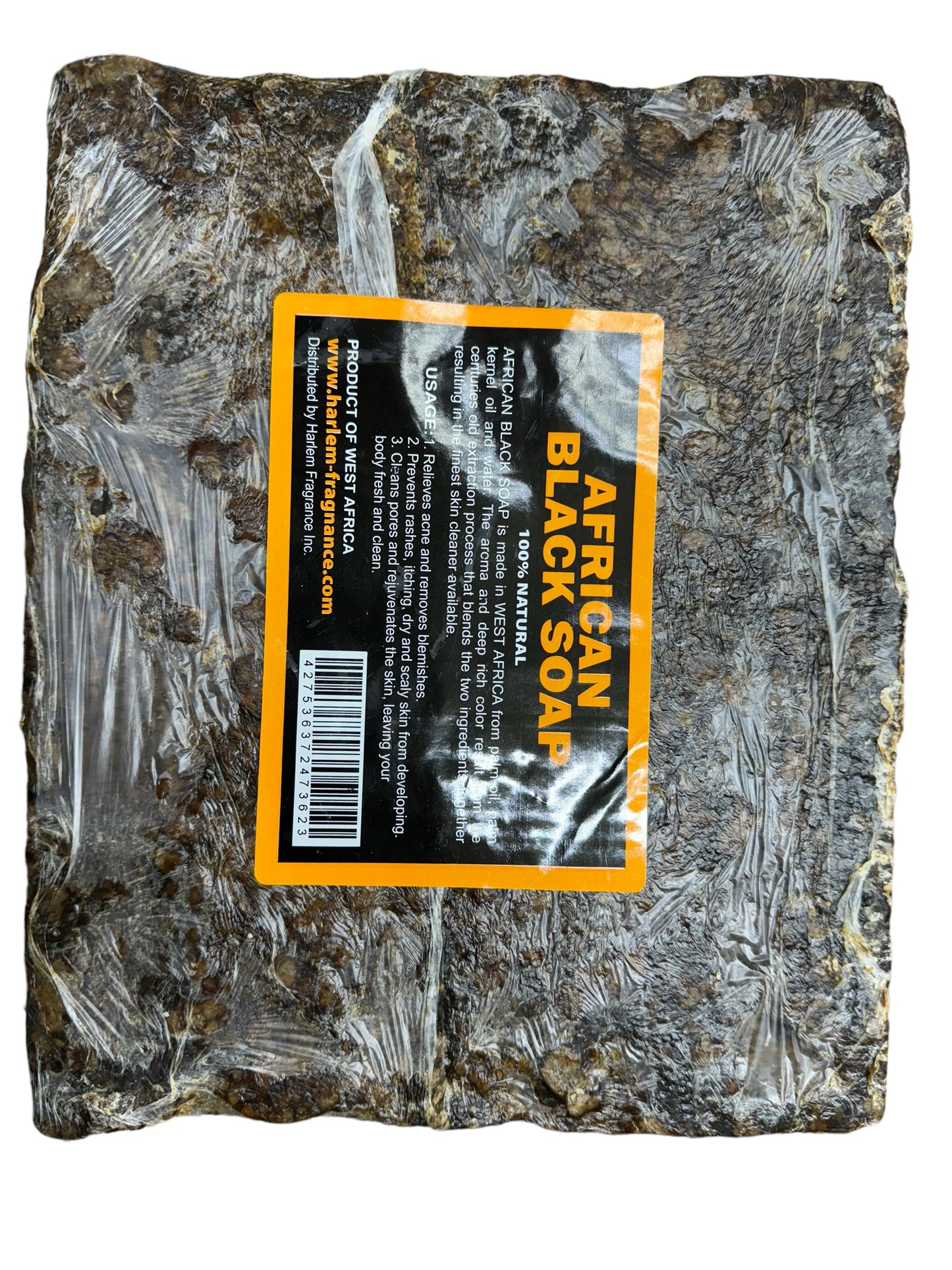 African Black Soap bar image 3