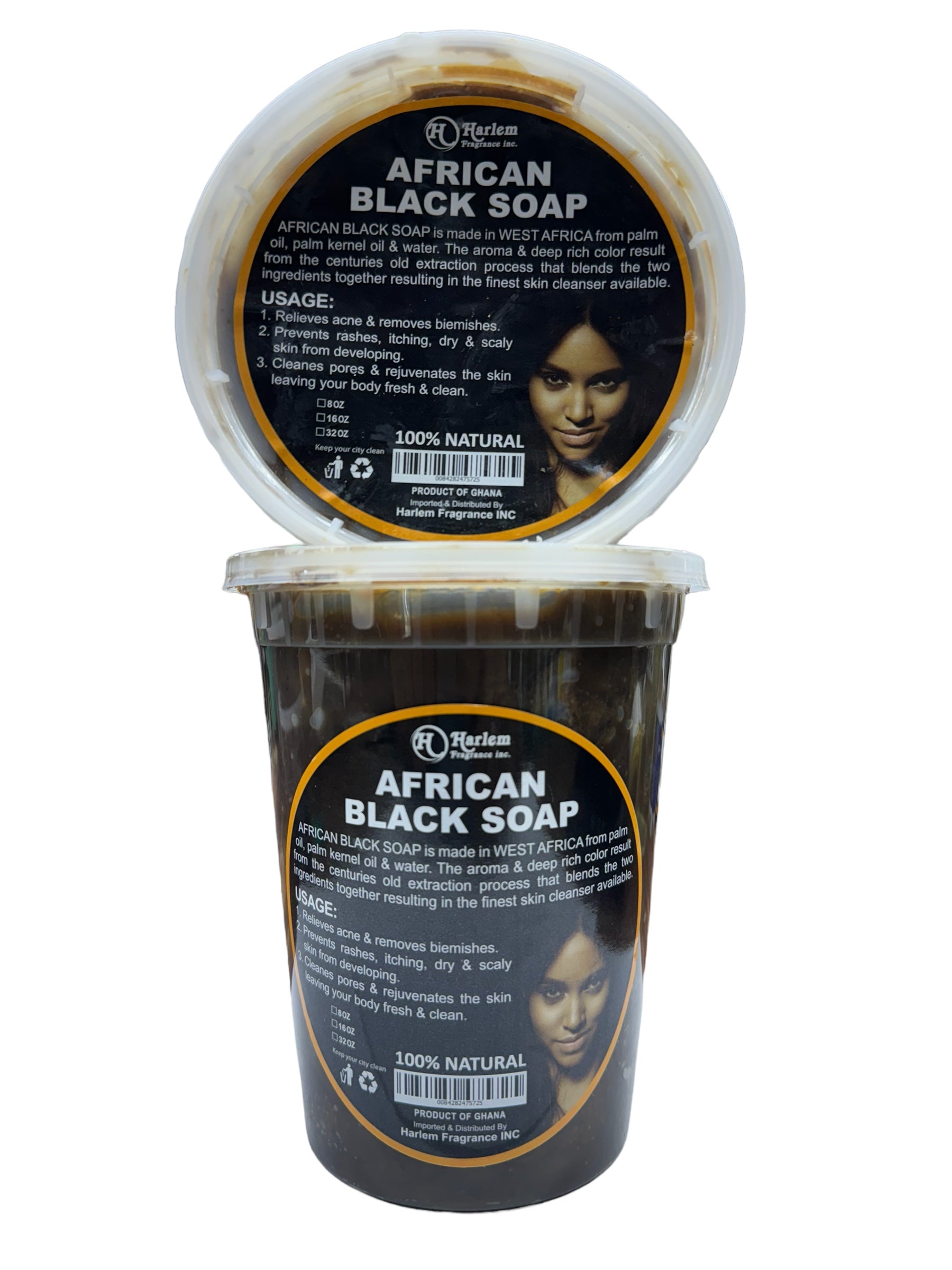 African Black Soap Paste - 32oz (2lbs) image
