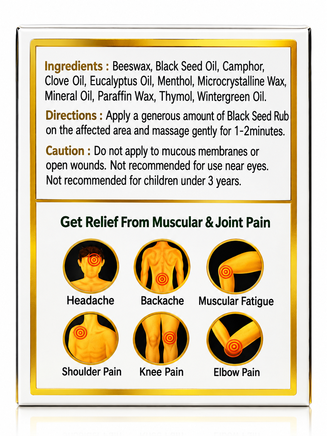 Black Seed Rub – 3.53 oz (100 g)