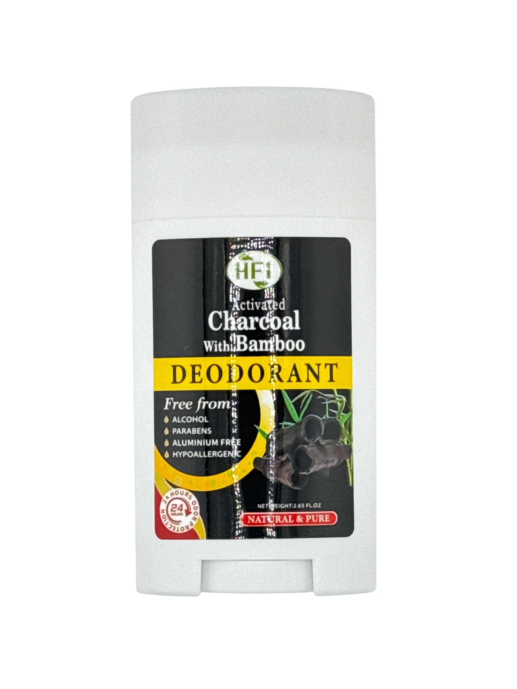 Charcoal with Bamboo Deodorant 100% Natural image 0