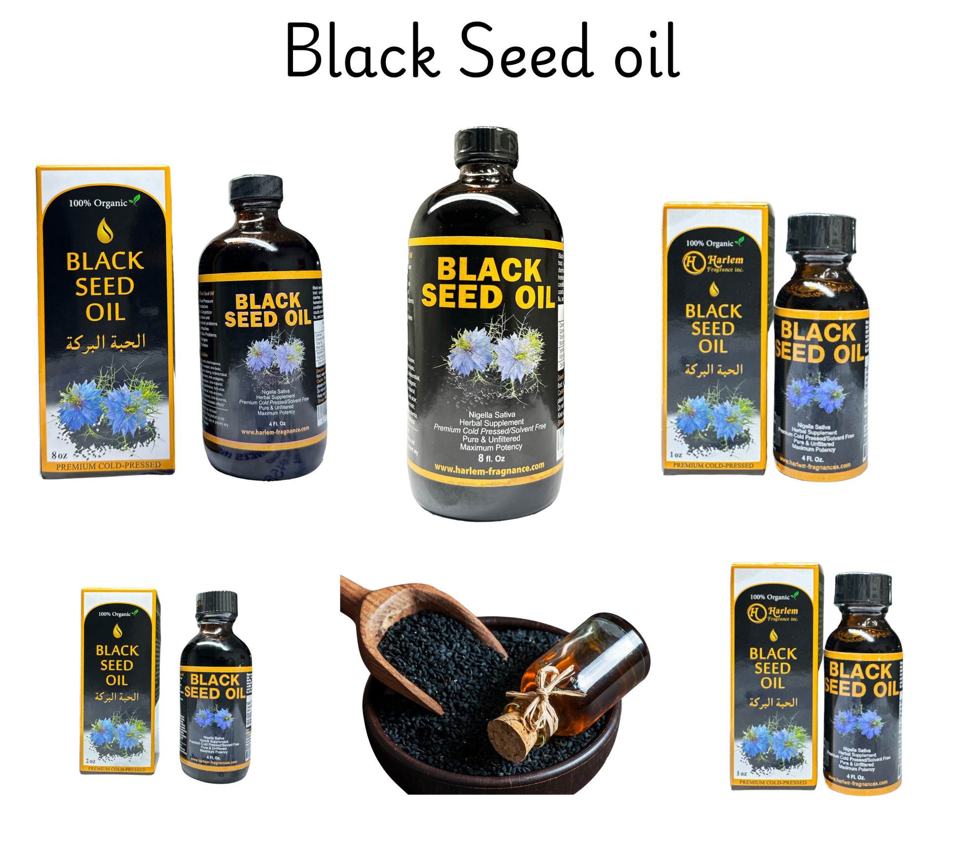 Pure 100 % Organic Natural Black seed Oil image 0