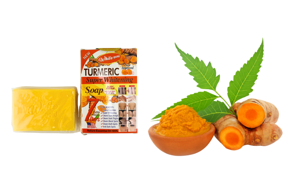 Turmeric Super Whitening Face & Body Soap image 0