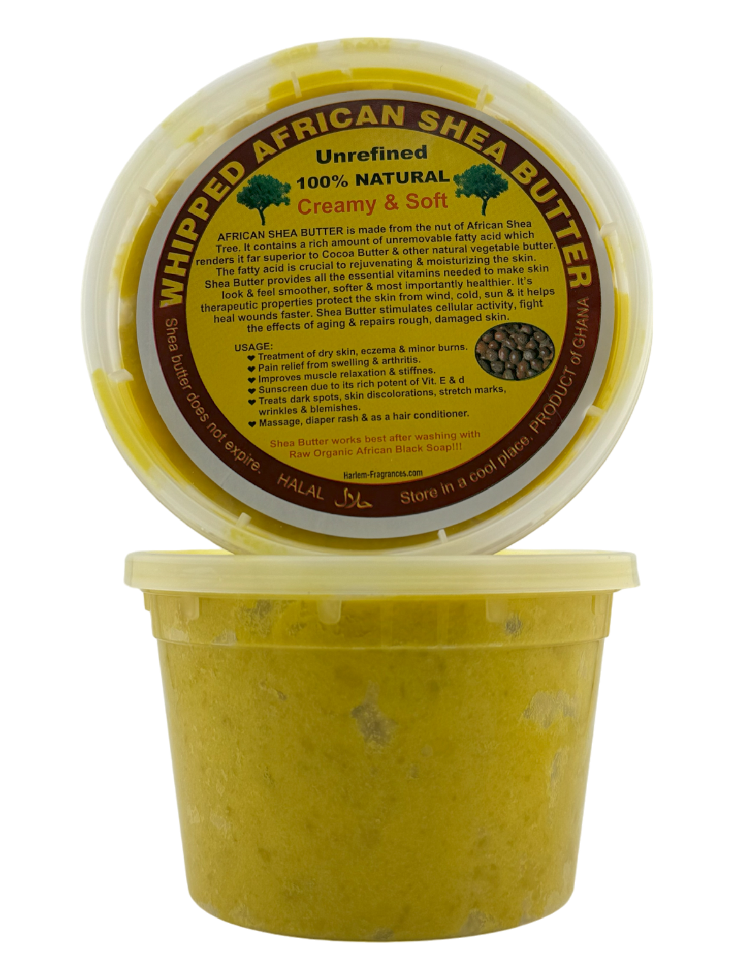 Whipped African Shea butter Yellow 100% Natural