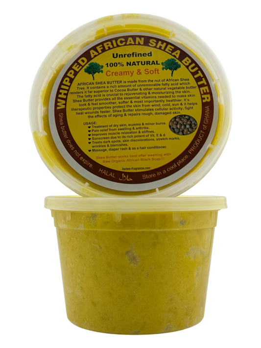 Whipped African Shea butter Yellow 100% Natural
