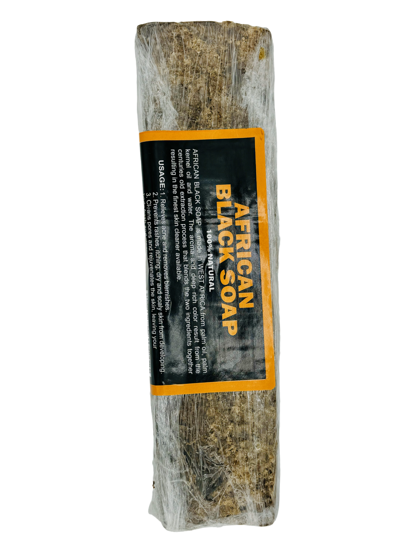 African Black Soap bar - 3lbs image