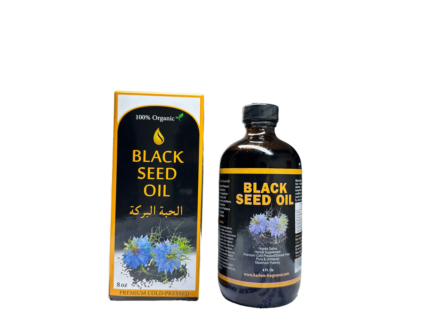 Pure 100 % Organic Natural Black seed Oil - 8 oz image