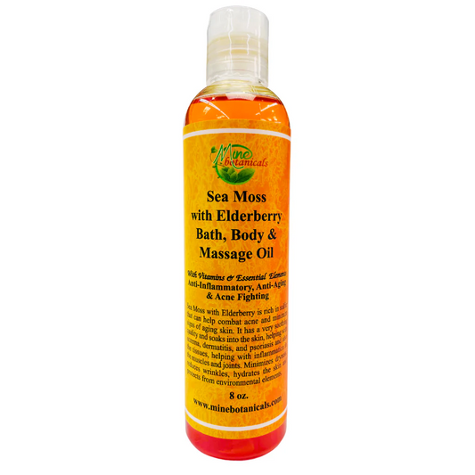 Sea Moss With Elderberry Bath,Body &amp; Massage Oil image 0
