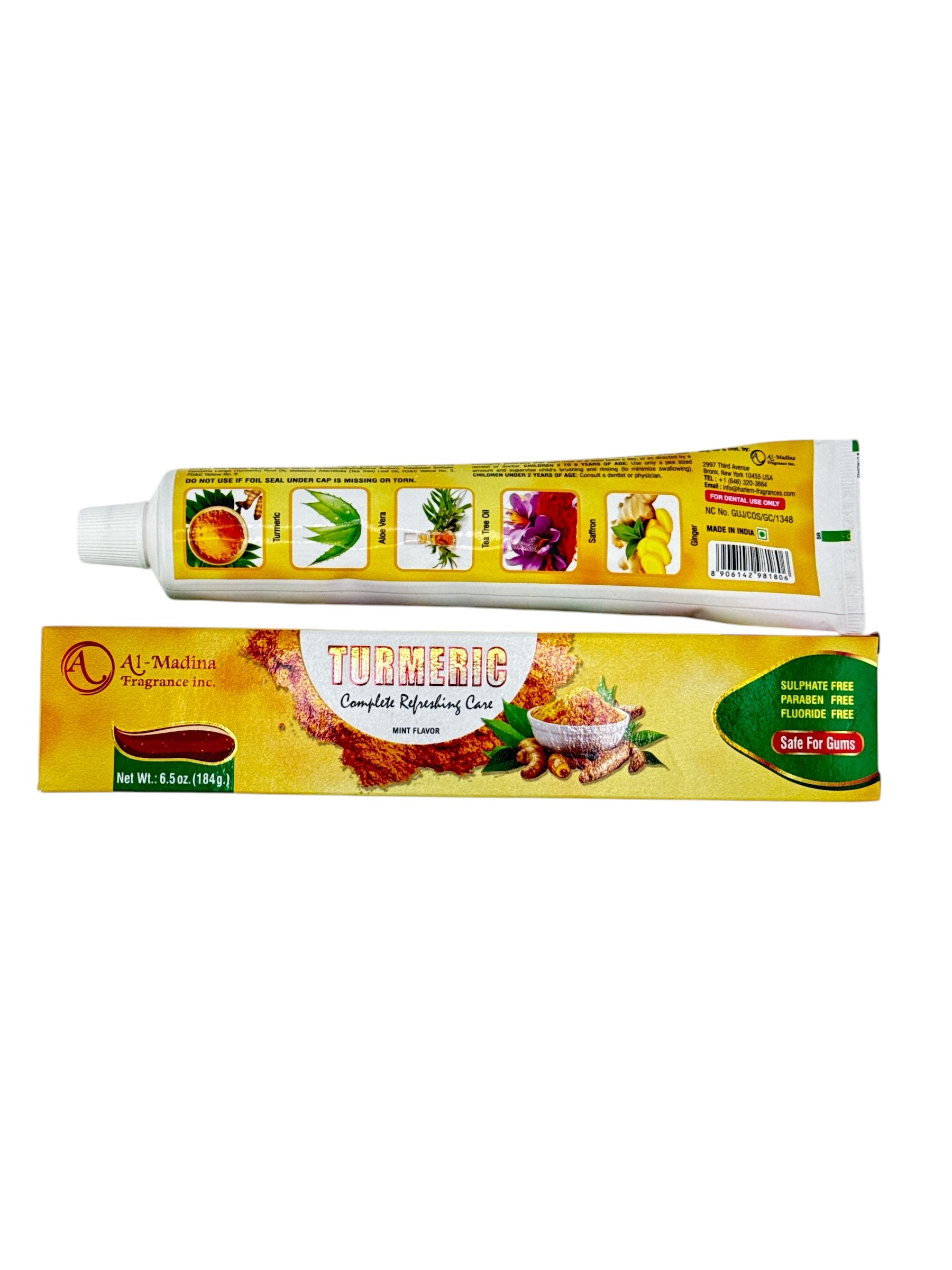 Turmeric Toothpaste – AL MADINA FRAGRANCES