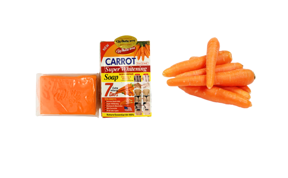 Carrot Super Whitening Face & Body Soap image 0